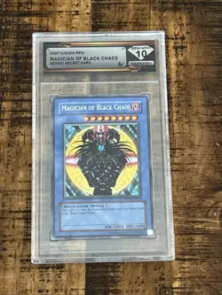 YUGIOH 2007 DSG 10 PP01-EN001 Magician Of Black Chaos Secret Rare GEM MINT 10 - Image 3