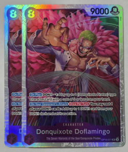 One Piece - Donquixote Doflamingo OP10-071 Royal Blood Foil SR/NM X2 - Image 1