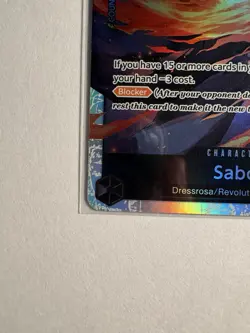 One Piece TCG Sabo The Best Vol. 2 Premium Booster PRB02-014 SR Super Rare NM - Image 2