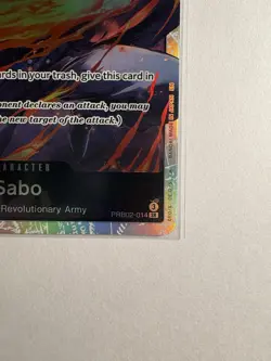 One Piece TCG Sabo The Best Vol. 2 Premium Booster PRB02-014 SR Super Rare NM - Image 3