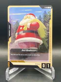 Ad Balloon (GD03) T-014 Steel Requiem Rare Token Card Gundam Card Game NM/M - Image 1