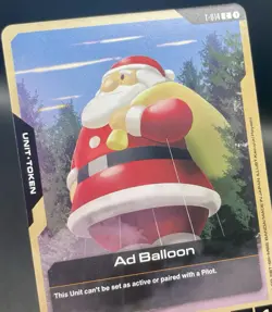 Ad Balloon (GD03) T-014 Steel Requiem Rare Token Card Gundam Card Game NM/M - Image 3