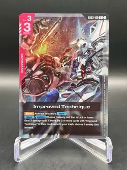 Improved Technique GD03-109 R Steel Requiem Rare Foil Gundam Card Game NM/M - Image 1