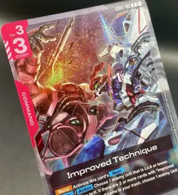 Improved Technique GD03-109 R Steel Requiem Rare Foil Gundam Card Game NM/M - Image 3