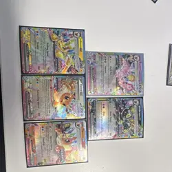 Pokemon TCG EX 5 Card Lot [STAMPED] - Espeon, Umbreon, Flareon, Eevee, Jolteon - Image 1