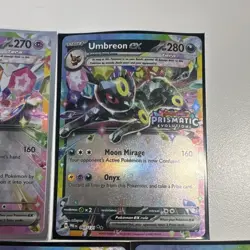 Pokemon TCG EX 5 Card Lot [STAMPED] - Espeon, Umbreon, Flareon, Eevee, Jolteon - Image 3