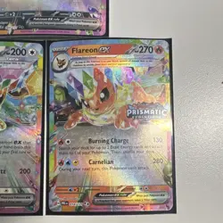 Pokemon TCG EX 5 Card Lot [STAMPED] - Espeon, Umbreon, Flareon, Eevee, Jolteon - Image 4