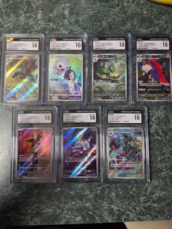 Pokemon lot of 7 japanese CGC 10 graded cards - Image 1