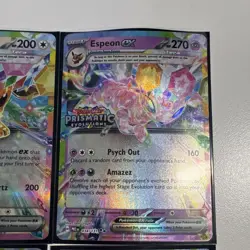 Pokemon TCG Prismatic [STAMPED] promo card Lot (Eevee, Espeon, Jolteon, Umbreon) - Image 3