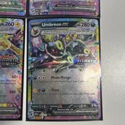 Pokemon TCG Prismatic [STAMPED] promo card Lot (Eevee, Espeon, Jolteon, Umbreon) - Image 4