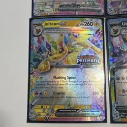 Pokemon TCG Prismatic [STAMPED] promo card Lot (Eevee, Espeon, Jolteon, Umbreon) - Image 5
