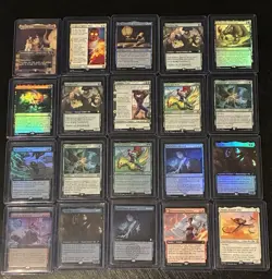 Magic The Gathering LOT 20 Cards ALL RARITY R and ALL IN TOP LOADERS MTG - Image 1