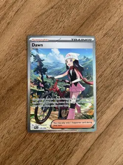 Dawn 129/094 Special Illustration Rare SIR Phantasmal Flames Pokemon TCG Card - Image 2
