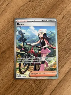 Dawn 129/094 Special Illustration Rare SIR Phantasmal Flames Pokemon TCG Card - Image 3