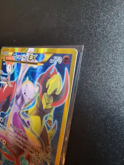 Pokemon Mewtwo EX 163/162 Breakthrough 2015 XY Card Full Art - Image 5