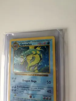 1999 Pokemon TCG Gyarados Base Set Shadowless Holo Rare Card 6/102 - Image 3