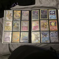 Pokemon binder 80+ cards mainly full art - Image 1