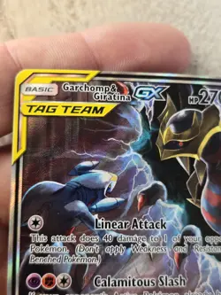 Pokemon Garchomp and Giratina GX SM193 Black Star Promo Card - Image 2