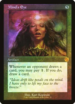 MTG FOIL Mind's Eye (#033) - The Brothers' War Retro Artifacts #033 - Image 1
