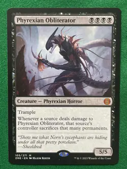 Phyrexian Obliterator M Phyrexia: All Will Be One 105 NM - Image 1