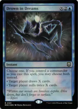 MTG Drown in Dreams (Ripple Foil) Foil NM MH3 Commander - Image 1