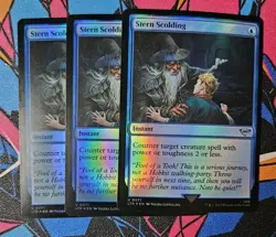 3x Stern Scolding x3 NM Foil MTG Lord of the Rings Unplayed Magic The Gathering - Image 1