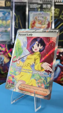 Pokemon Card TCG - Parasol Lady 238/182 Ultra Rare Full Art Paradox Rift NM - Image 1