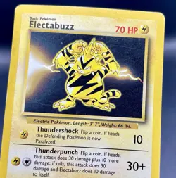 Electabuzz 20/102 Base Set Unlimited (1999) Rare Vintage WOTC Pokemon TCG - Image 3