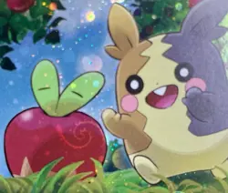 Morpeko SWSH031 *APPLE SWIRL* Cosmos Holo Black Star Promo Pokemon TCG LP - Image 4