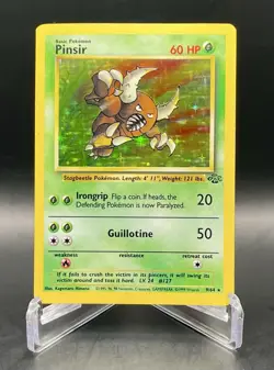 Pinsir 9/64 Jungle Set Unlimited (1999) Holo Rare Vintage WOTC Pokemon TCG - Image 1