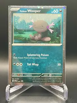 Paldean Wooper SVP 041 *NICE SWIRL* Cosmos Holo Black Star Promo Pokemon TCG NM - Image 1