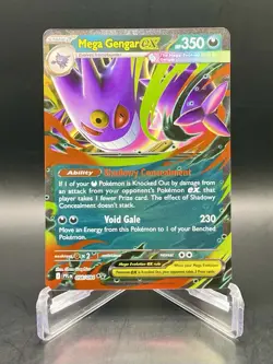 Mega Gengar ex 056/094 Phantasmal Flames Double Rare Holo Pokemon TCG NM/M - Image 1