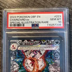 Charizard ex 2023 Pokemon Obsidian Flames 223/197 SIR Holo PSA 10 - Image 3