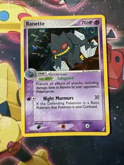 LP - Banette - 1/100 - Holo Rare - Pokemon EX Crystal Guardians Swirl - Image 1
