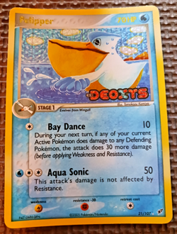 2005 Pokemon Ex Deoxys #21 Pelipper Reverse Holo LP - Image 1