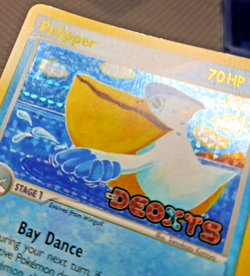 2005 Pokemon Ex Deoxys #21 Pelipper Reverse Holo LP - Image 3