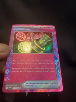 Holo Unfair Stamp 165/167 ACE SPEC Rare Twilight Masquerade Pokemon TCG - Image 2