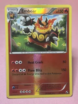 Emboar 19/114 Rare Holo 2011 Black & White Pokemon TCG - Image 1