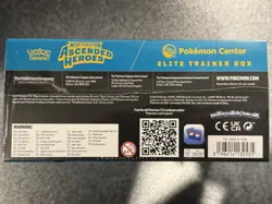 Pokemon TCG - Mega Evolution Ascended Heroes ETB - Pokemon Center Stamped Sealed - Image 4