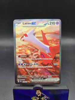 Pokemon 2024 SSP en Surging Sparks Latios and Latias EX Illustration - Image 1
