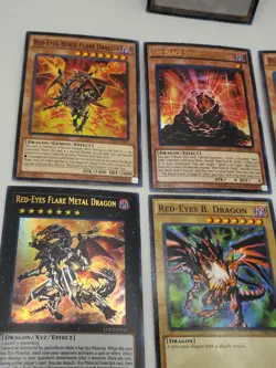 Yugioh 9 Card Lot! Holo Cards, Joey Wheeler Token, and More Plus Dragons - Image 3