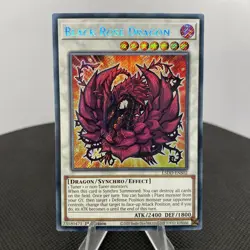 Yugioh Black Rose Dragon L5DD-ENS02 1. Edition Secret Rare Near Mint - Image 1