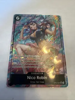 Nico Robin OP12-087 Alt Art One Piece TCG Legacy of the Master English NM - Image 1