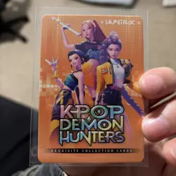 NEW! KPop Demon Hunters Exquisite Collection Card - Rumi - SR Rarity #002 Holo - Image 2