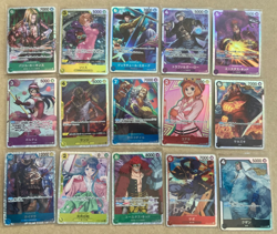 One Piece Card Game Japanese Holo Lot (15 Cards) – All Foil - Lot D - Image 1