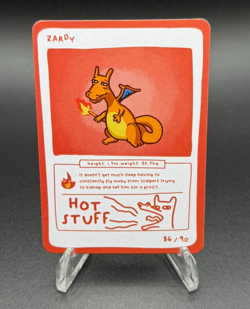Pokedoodles Zardy 86/90 - Pokemon Charizard Fan Art Card - Image 1
