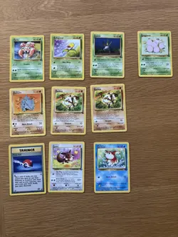 10x Pokemon Vintage Jungle Bundle. 10 Jungle Pokemon Cards. NM unplayed - Image 1