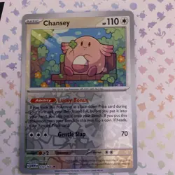 Pokemon Card Chansey Pokemon 151 Reverse Holo Rare 113/165 Near Mint - Image 1