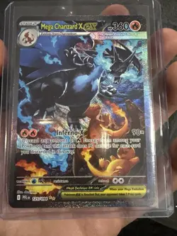 Pokemon Mega Charizard X EX Holo Rare TCG Card 125/094 Fresh Out of Pack - Image 1