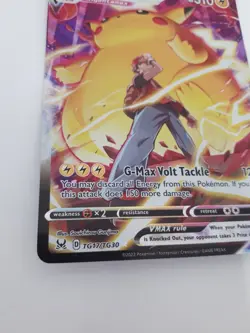Pokemon TCG CCG Pikatchu VMAX Card TG17/TG30 Holo #Live - Image 2